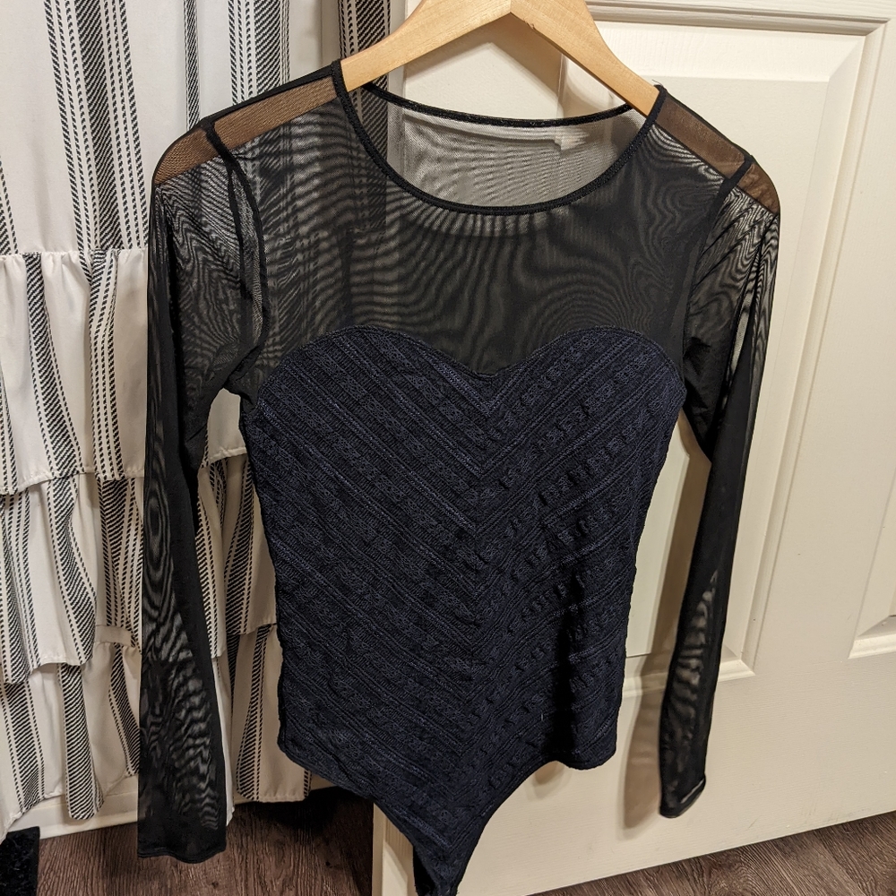 Abercrombie mesh bodysuit